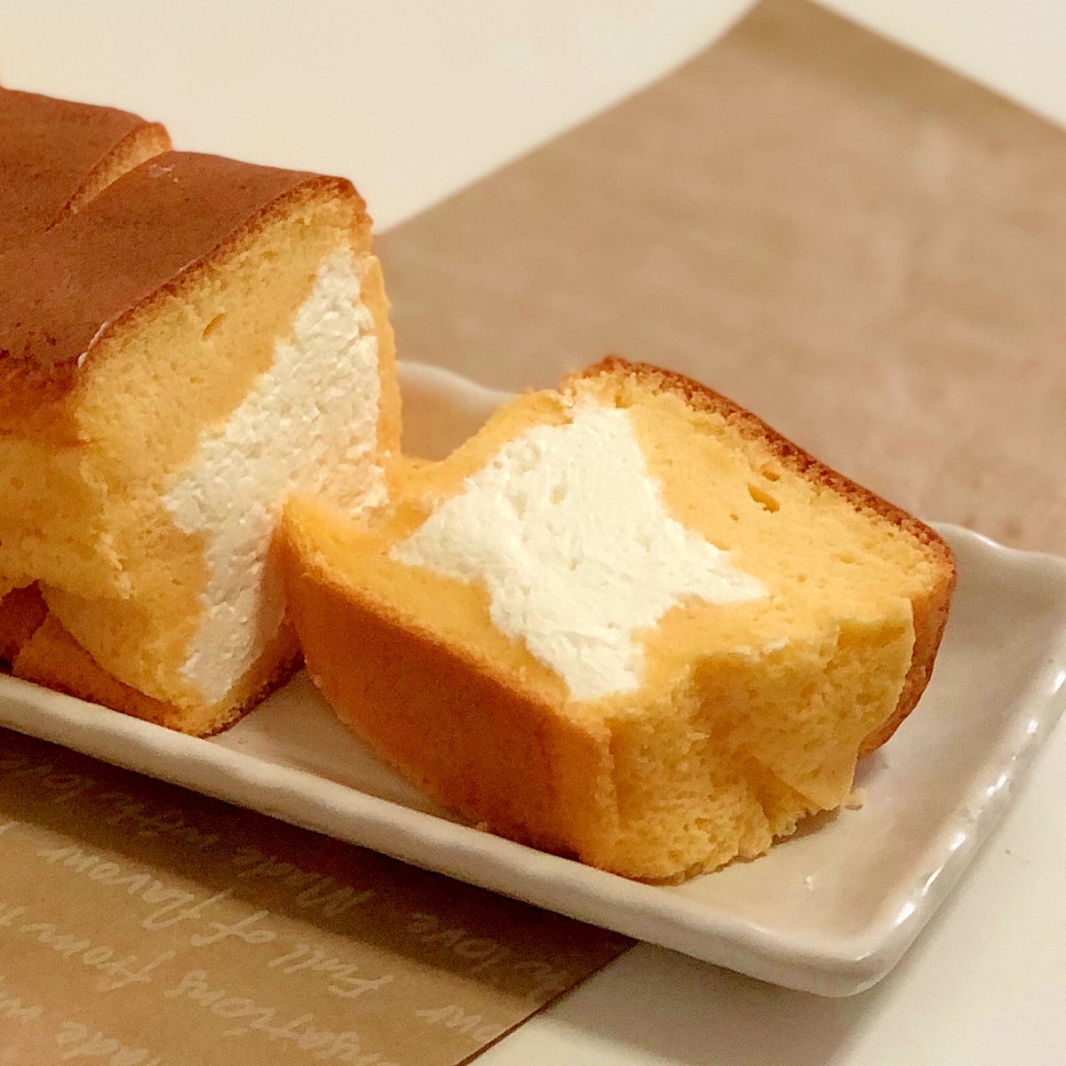 ふんわり チーズクリーム入り 生シフォンケーキ レシピ 作り方 By まかろん 楽天レシピ ふんわり チーズクリーム入り 生シフォンケーキ レシピ 作り方 By まかろん 楽天レシピ